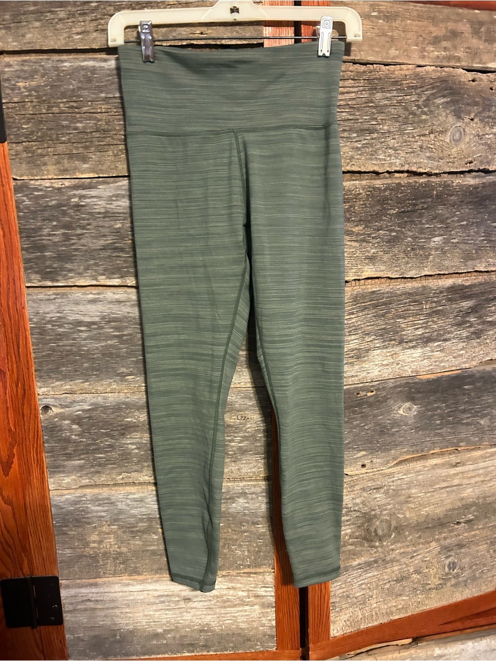Jockey Olive Green Women's High-Waist Leggings Size Small